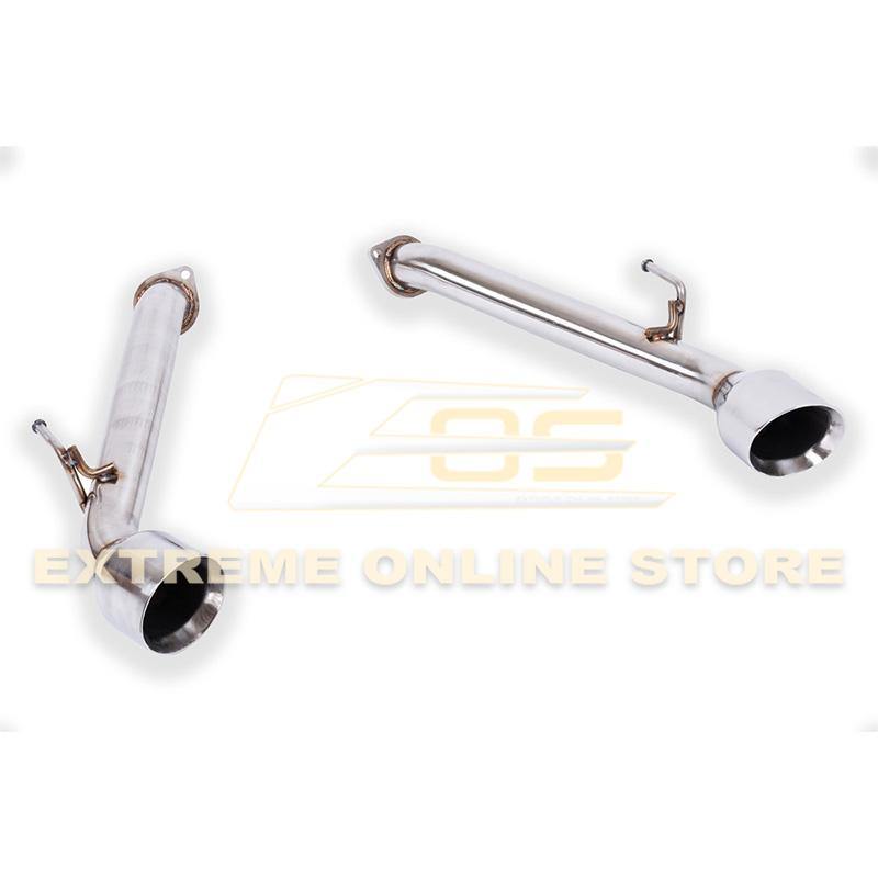 2017-Up Infiniti Q60 Muffler Delete Dual Tips Exhaust image 5
