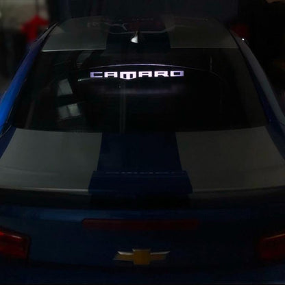 WindRestrictor® Camaro Coupe Rear Add On Glow Plate image 2