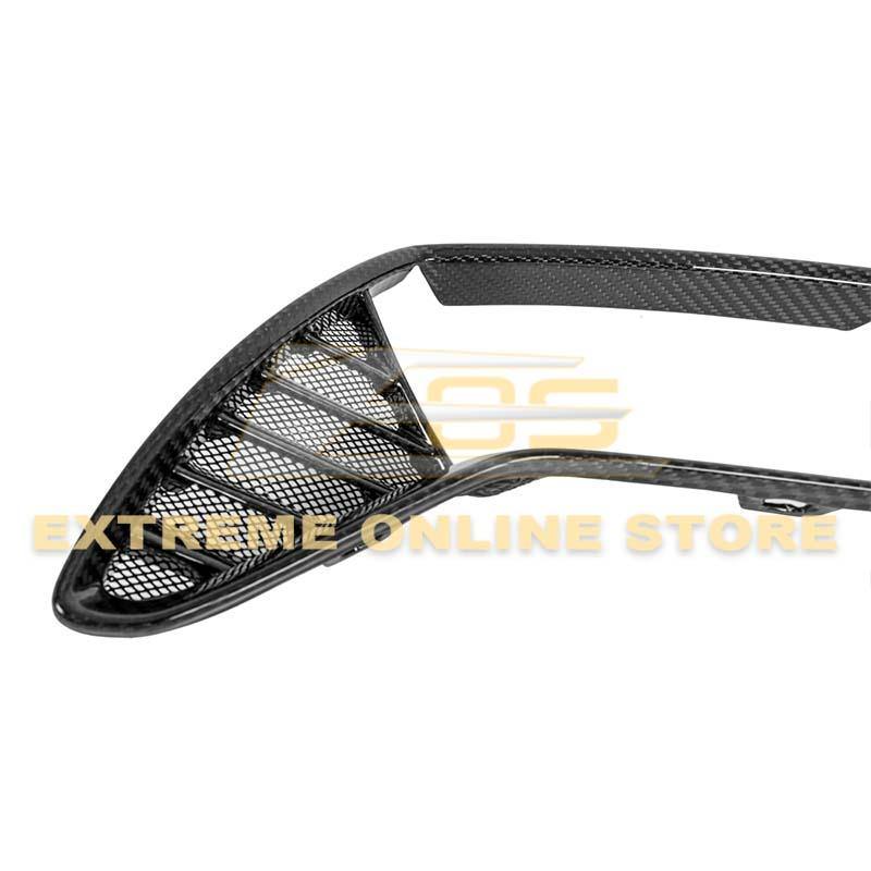 Corvette C7 DRY CARBON FIBER Rear Tail Light Bezels image 13