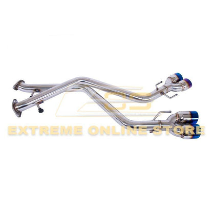 2015-Up Lexus RC200t 300 350 Muffler Delete Axle Back Quad Tips Exhaust image 3