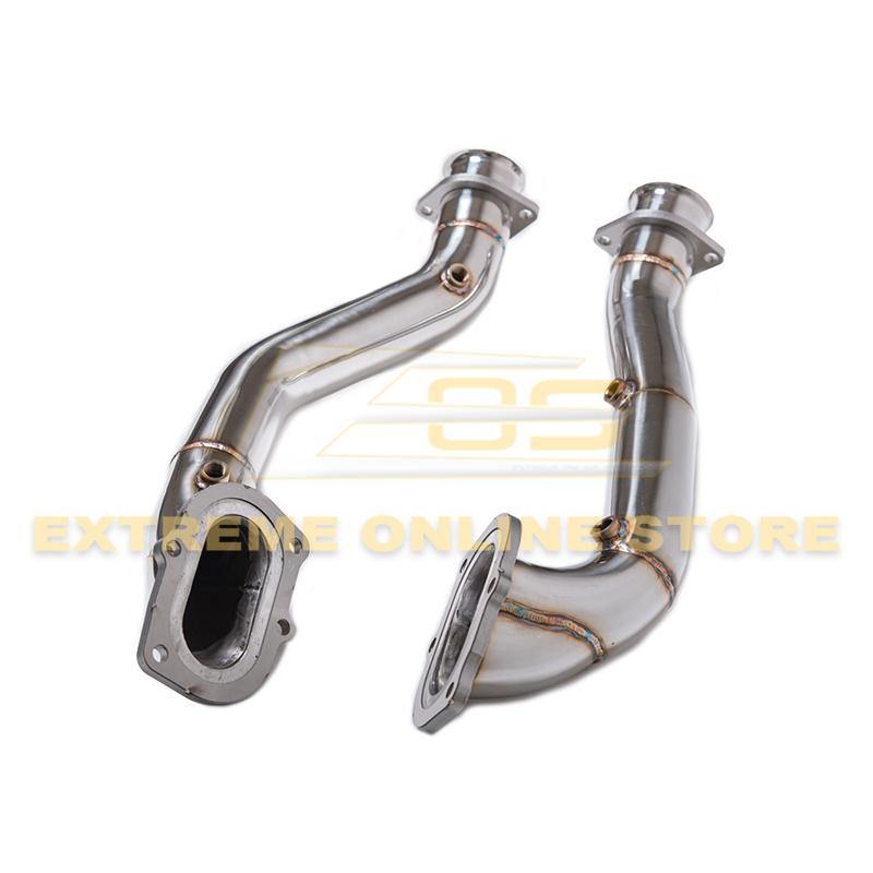 Corvette C7 3" Stainless Steel Race Series Catless Downpipe image 7