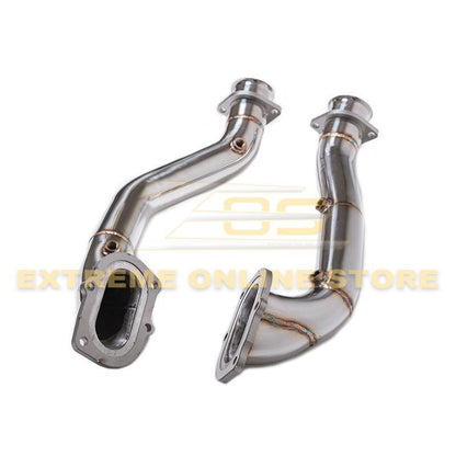 Corvette C7 3" Stainless Steel Race Series Catless Downpipe image 7