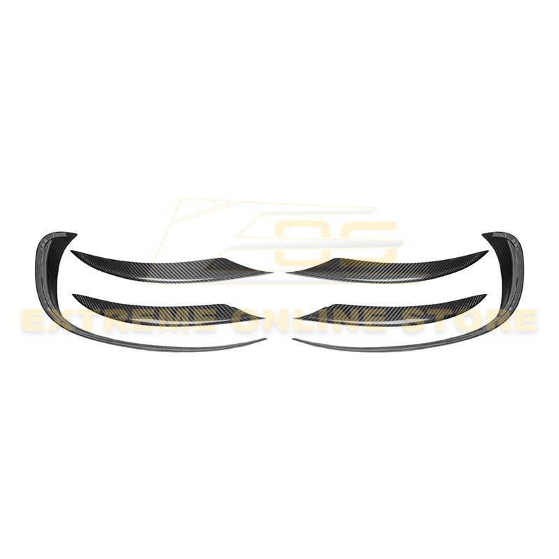 2019-Up Mercedes-Benz C-Class Carbon Fiber Front Air Vent Cover image 9