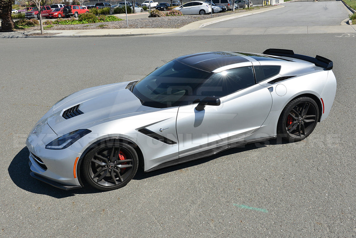 Corvette C7 Z06 Conversion Side Skirts Rocker Panels image 17