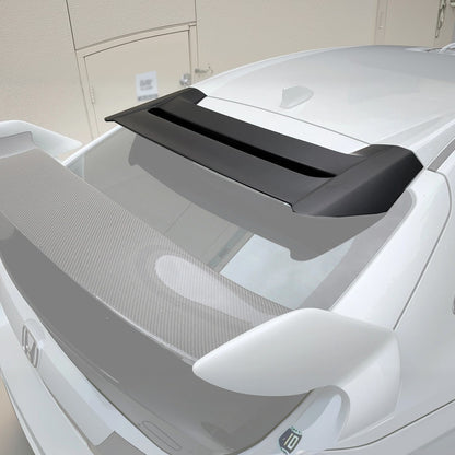 2016-21 Honda Civic Hatchback Mugen Conversion Rear Roof Spoiler Kit image 10