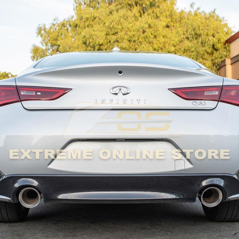 2017-Up Infiniti Q60 Muffler Delete Dual Tips Exhaust image 13