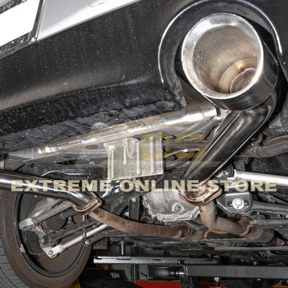 2017-Up Infiniti Q60 Muffler Delete Dual Tips Exhaust image 2