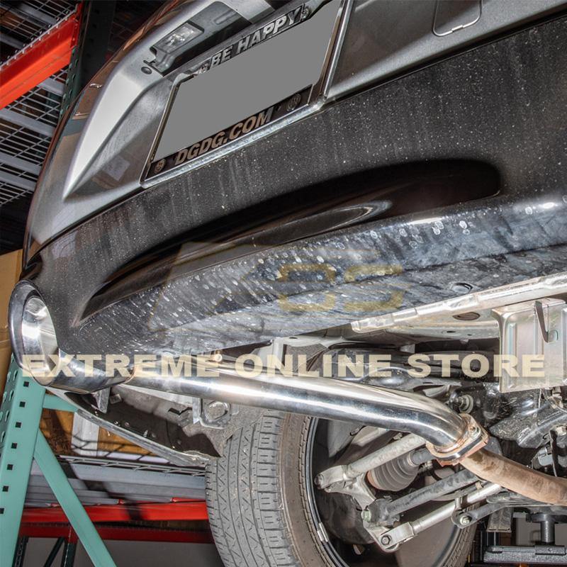 2017-Up Infiniti Q60 Muffler Delete Dual Tips Exhaust image 8