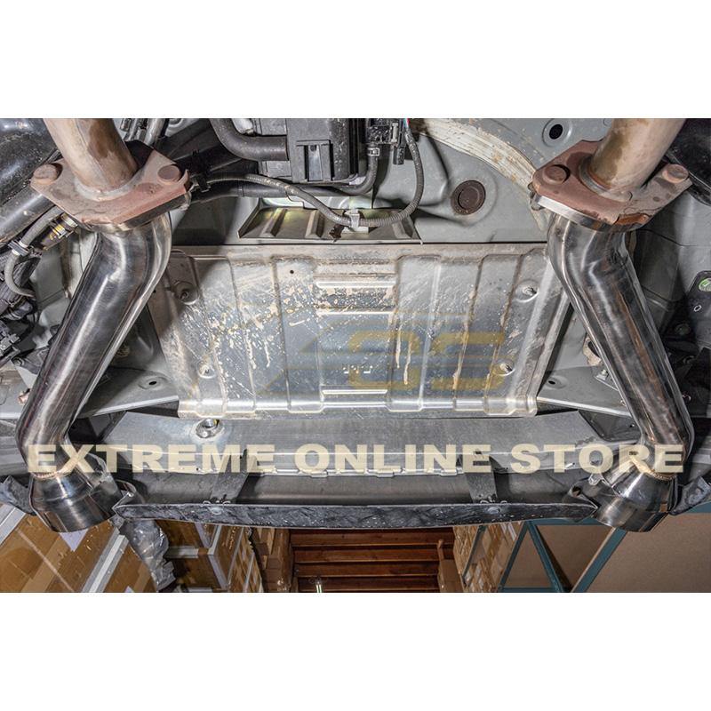 2017-Up Infiniti Q60 Muffler Delete Dual Tips Exhaust image 12