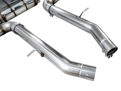 AWE Valved SwitchPath™ Axleback Exhaust for BMW F97 X3 M / F98 X4 M - Diamond Black Tips image 10