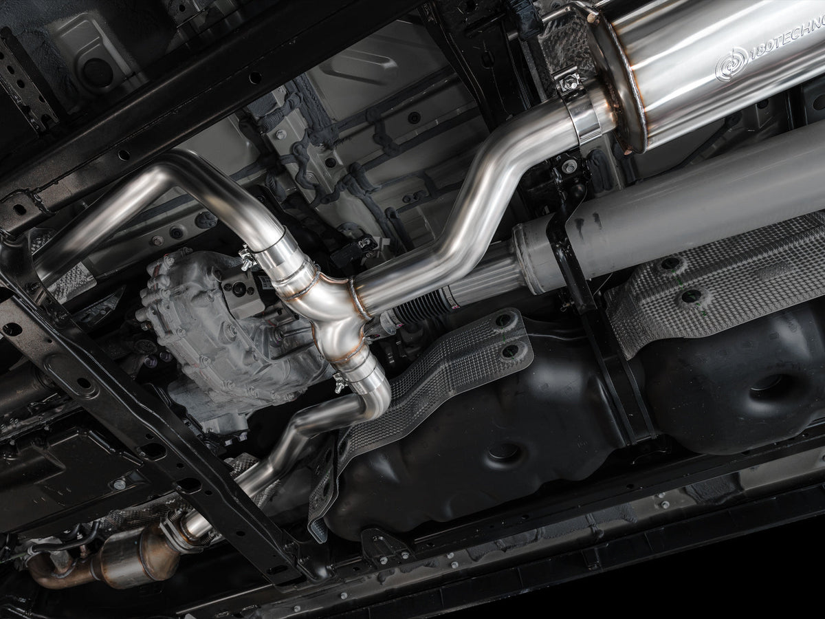 AWE 0FG Exhaust for 3rd Gen Toyota Tundra - Dual Diamond Black Tips image 10
