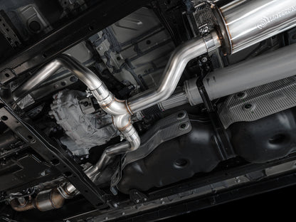 AWE 0FG Exhaust for 3rd Gen Toyota Tundra - Dual Diamond Black Tips image 10