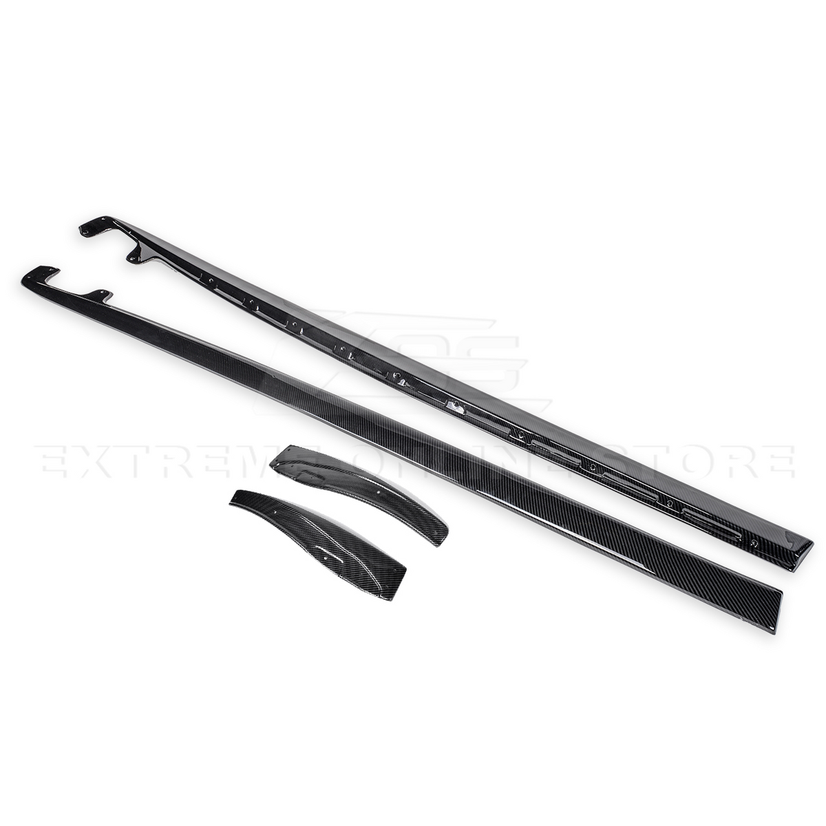 Corvette C6 Grand Sport / Z06 Front Splitter Lip Side Skirts Rocker Panels image 44