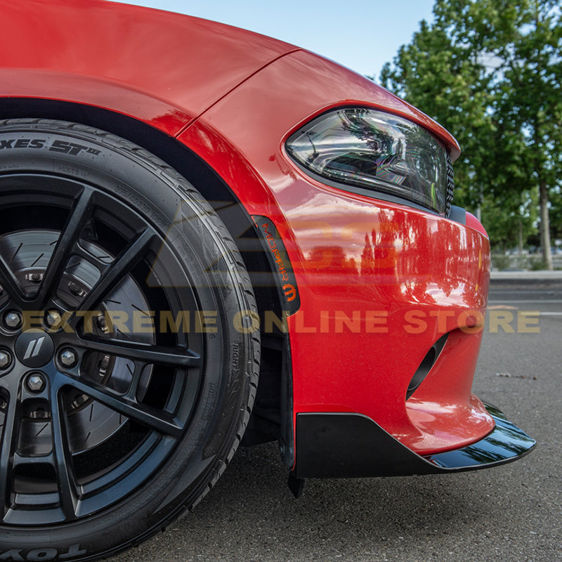 2015-Up Dodge Charger SRT Track Package Front Splitter image 5