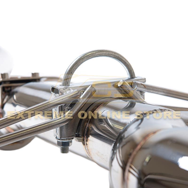 2017-21 Honda Civic Hatchback Sport FK7 3" NO MUFFLER Cat-Back Exhaust image 24