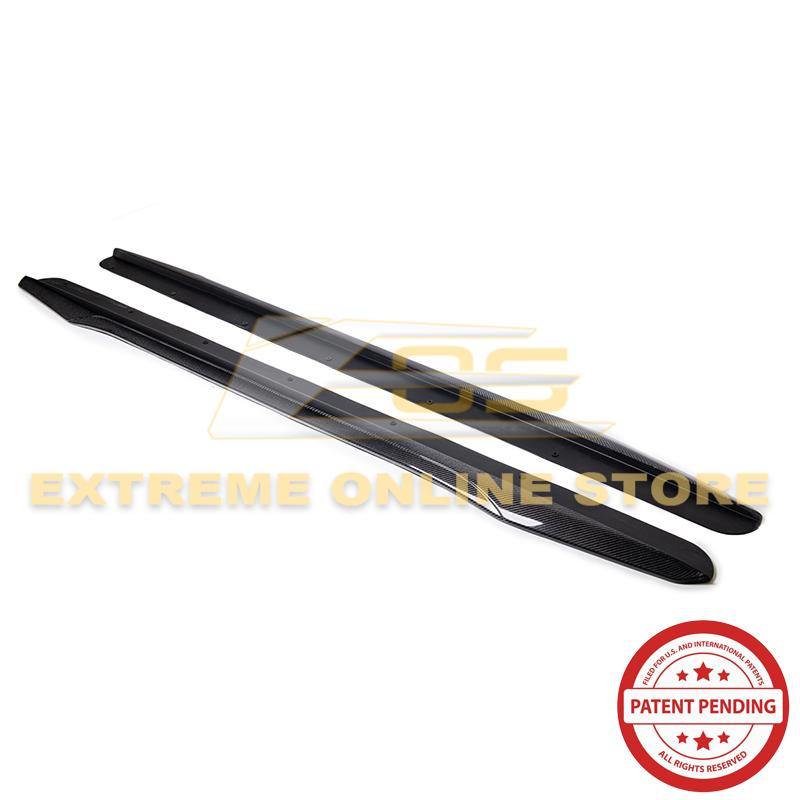 2009-15 Cadillac CTS-V Sedan / Wagon Carbon Fiber Side Skirts image 11