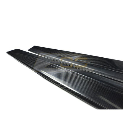 2015-20 BMW F82 M4 Carbon Fiber Front Splitter W/ Side Skirts image 10