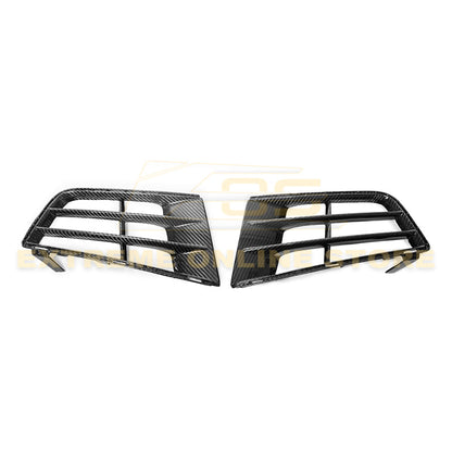 2016-19 Cadillac CTS-V DRY Carbon Fiber Front Accent Grill Insert image 4