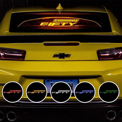 WindRestrictor® Camaro Coupe Rear Add On Glow Plate image 3