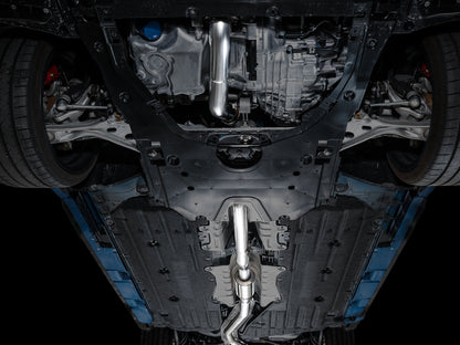 AWE Track Edition Exhaust for FL5 Civic Type R - Triple Diamond Black Tips image 6