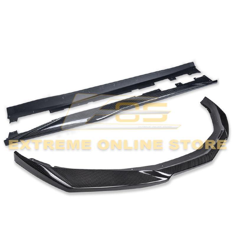 2019-Up Camaro RS & SS ZL1 Style Front Lip Splitter & Side Skirts image 1