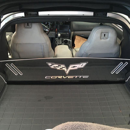 WindRestrictor® Corvette C6 Coupe Rear Glow Plate image 2