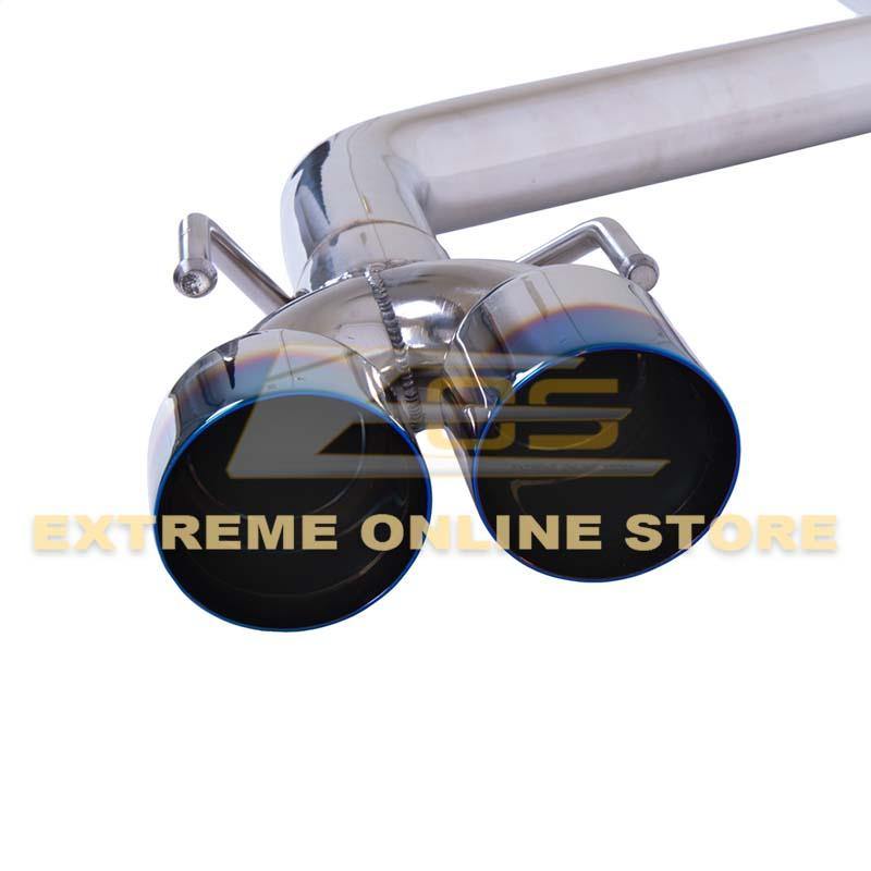 2015-Up Lexus RC200t 300 350 Muffler Delete Axle Back Quad Tips Exhaust image 5