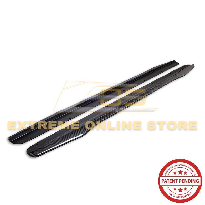 2009-15 Cadillac CTS-V Sedan / Wagon Carbon Fiber Side Skirts image 12