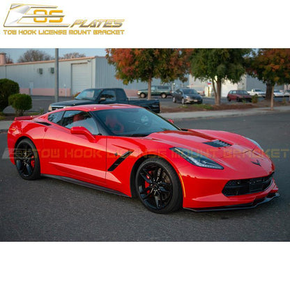 Corvette C7 Tow Hook License Plate Mount Bracket image 8