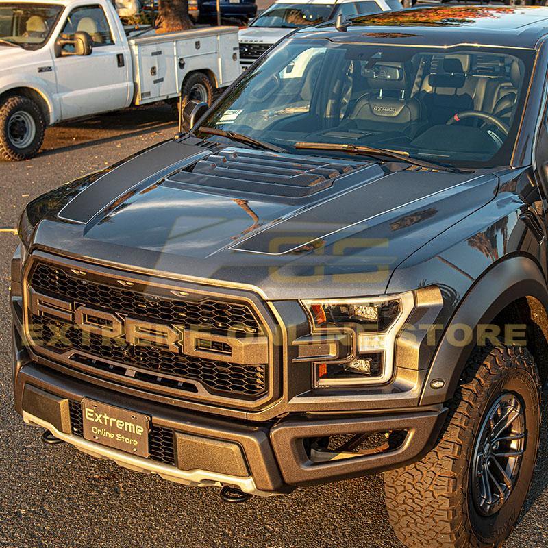 2017-20 Ford F-150 Raptor Carbon Fiber Hood Vent image 3