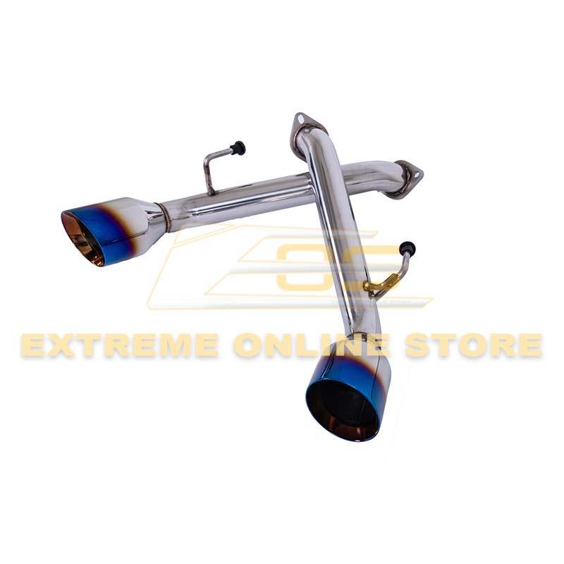 2017-Up Infiniti Q60 Muffler Delete Dual Burnt Tips Exhaust image 5