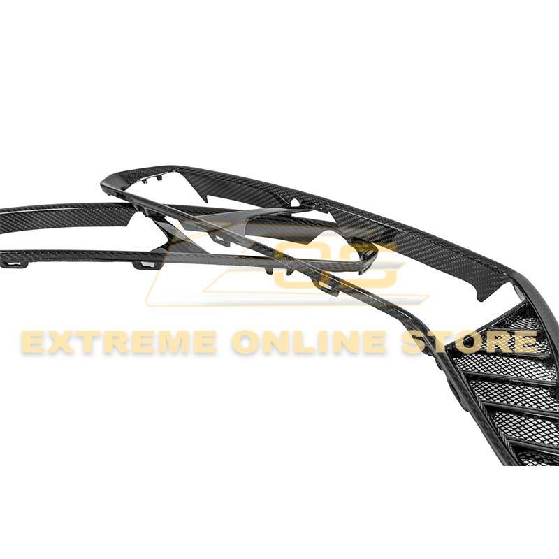 Corvette C7 DRY CARBON FIBER Rear Tail Light Bezels image 14