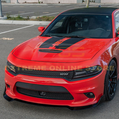 2015-Up Dodge Charger SRT Track Package Front Splitter image 3