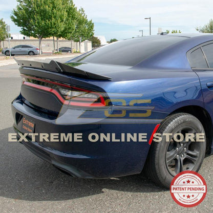 2015-Up Dodge Charger SRT8 Extended Wickerbill Rear Spoiler image 8