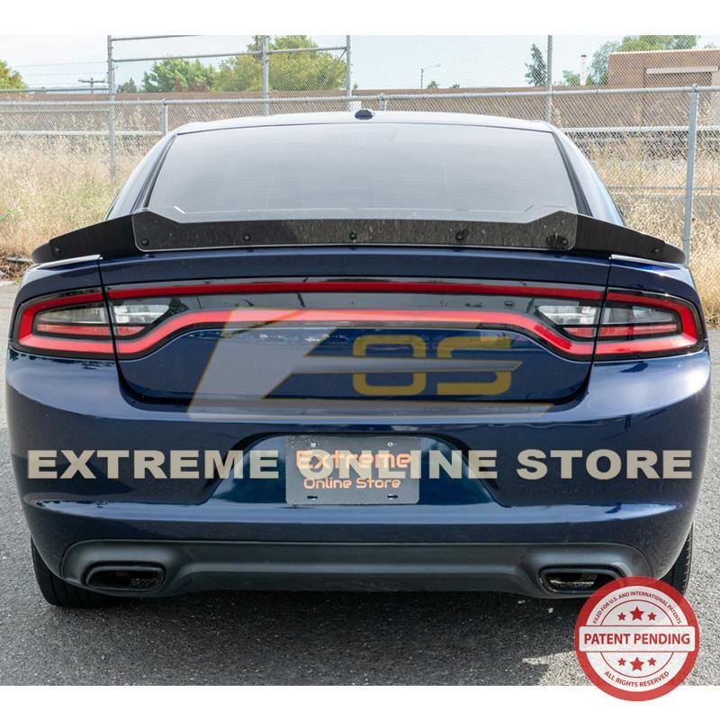 2015-Up Dodge Charger SRT8 Extended Wickerbill Rear Spoiler image 3