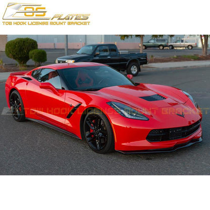 Corvette C7 Tow Hook License Plate Mount Bracket image 9