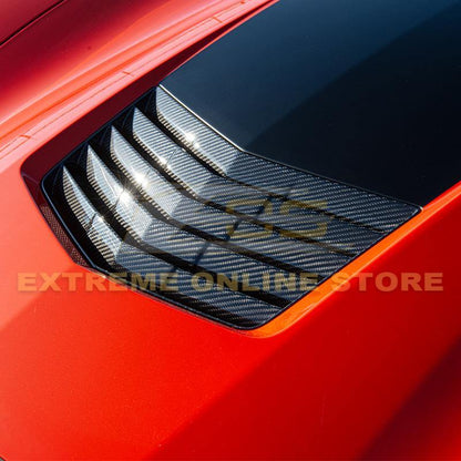 Corvette C7 Stingray / Grand Sport DRY CARBON FIBER Hood Vent image 2