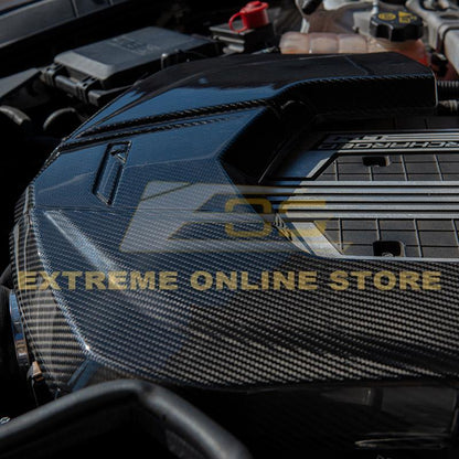 2016-19 Cadillac CTS-V Dry Carbon Fiber Front Engine Cover image 7