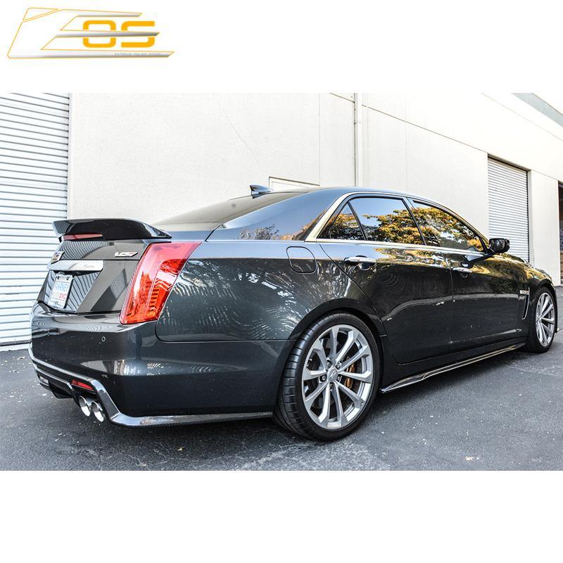 2016-19 Cadillac CTS-V Carbon Fiber Side Skirts Rocker Panels image 15