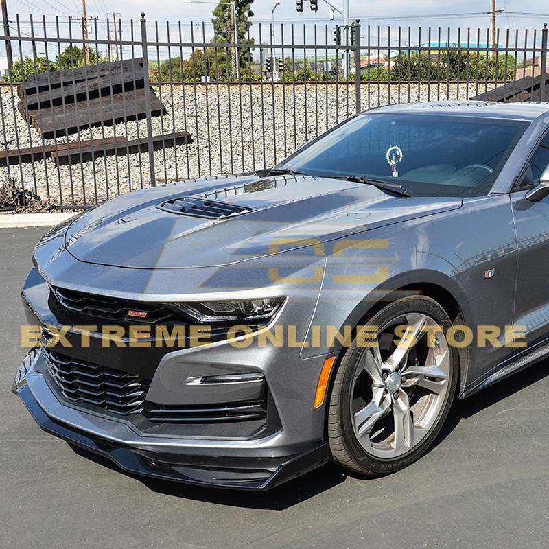 Camaro 2019-Up Camaro RS & SS | ZL1 1LE Style Front Bumper Lip Splitter image 1