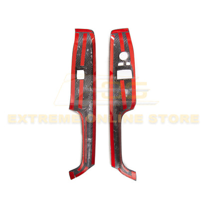 2020-Up Toyota Supra Carbon Fiber Side Door Panel Cover image 14