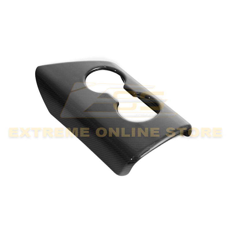2020-Up Toyota Supra Carbon Fiber Center Console Panel Cover image 8