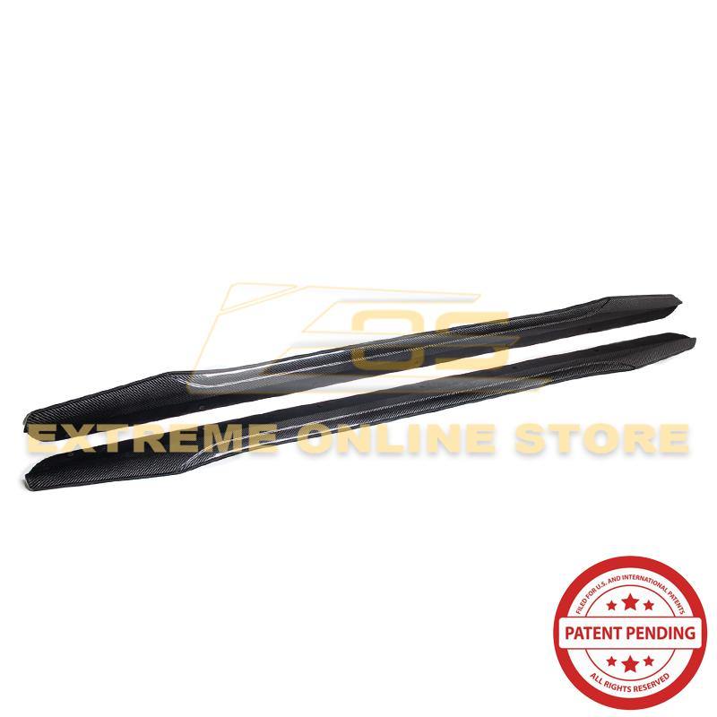 2009-15 Cadillac CTS-V Sedan / Wagon Carbon Fiber Side Skirts image 13