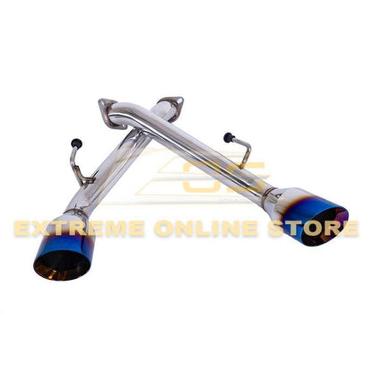 2017-Up Infiniti Q60 Muffler Delete Dual Burnt Tips Exhaust image 6
