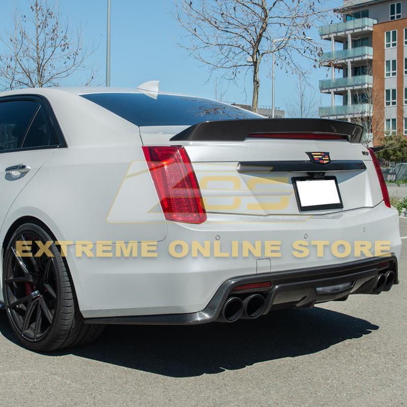 2016-19 Cadillac CTS-V Carbon Fiber Aerodynamic Full Body Kit image 24