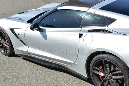Corvette C7 Z06 Conversion Side Skirts Rocker Panels image 7