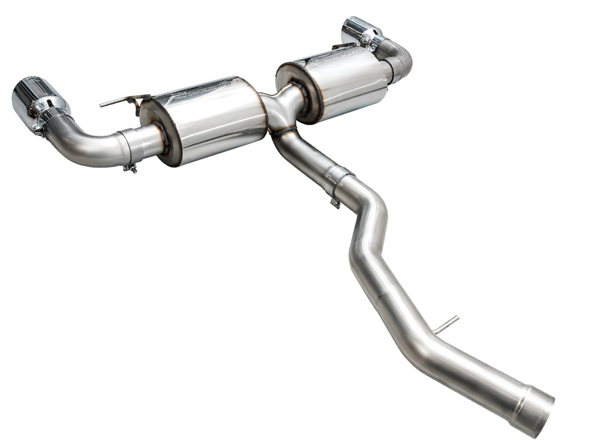 AWE Touring Edition Axle Back Exhaust for BMW G2X 330i/430i - Chrome Silver image 9