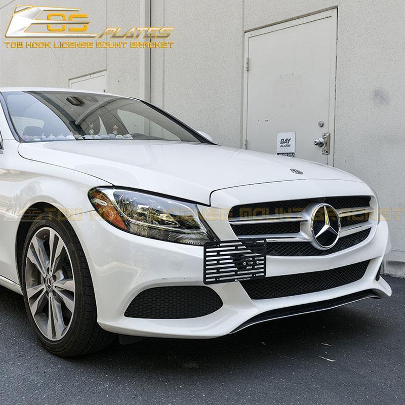 2015-Up Mercedes-Benz C-Class W205 Tow Hook License Plate Mount Bracket image 18