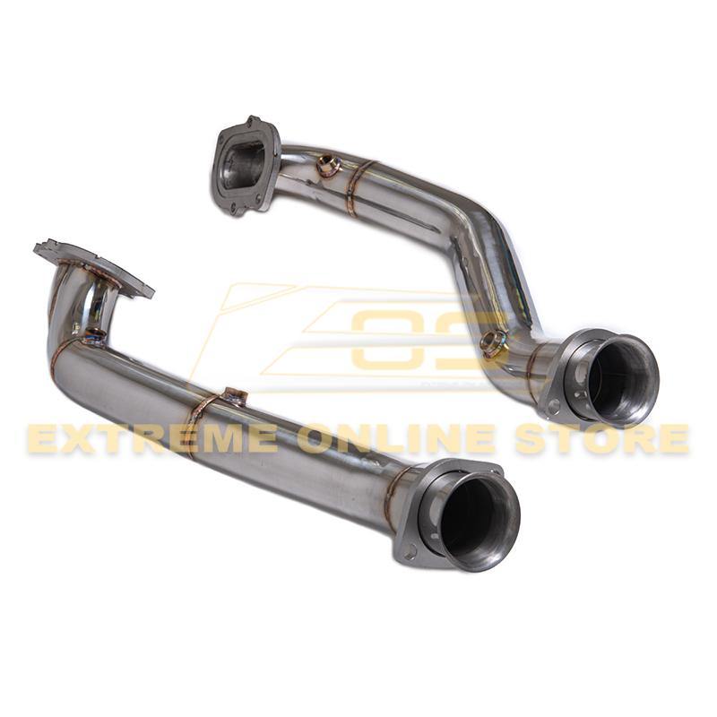 Corvette C7 3" Stainless Steel Race Series Catless Downpipe image 6