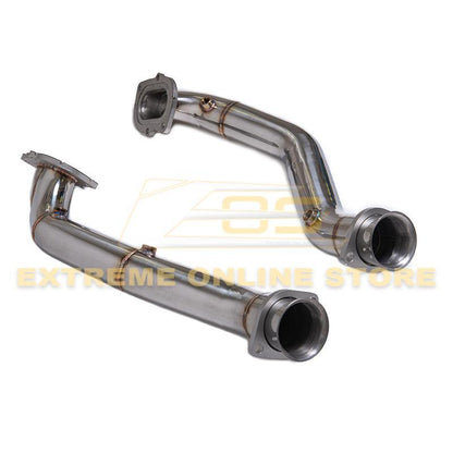 Corvette C7 3" Stainless Steel Race Series Catless Downpipe image 6
